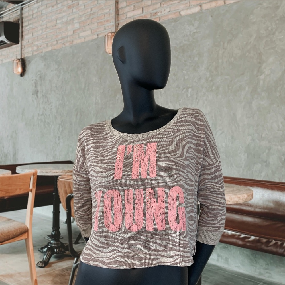 Tiger-Print Sweater